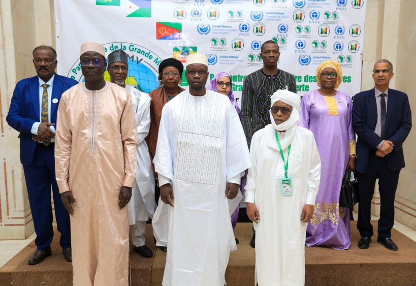 Conseil des ministres de l’Agence Panafricaine de la Grande Muraille Verte : Sonko souligne l’urgence de restaurer les écosystèmes Conseil des ministres de l’Agence Panafricaine de la Grande Muraille Verte : Sonko souligne l’urgence de restaurer les écosystèmes