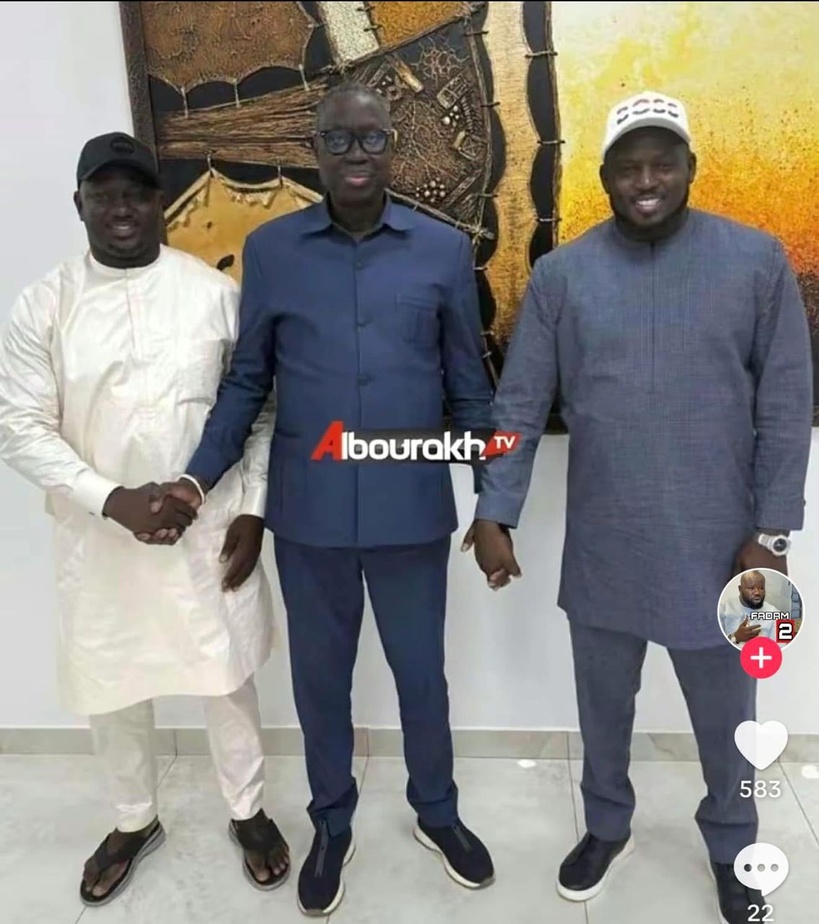 Aziz Ndiaye et Baye Ndiaye reçus par le ministre de l'Intérieur Aziz Ndiaye et Baye Ndiaye reçus par le ministre de l'Intérieur