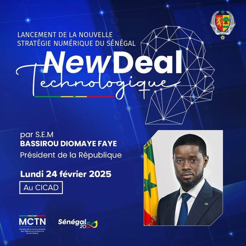 New Deal Technologique : le Sénégal mise sur une transformation numérique à 1105 milliards FCFA