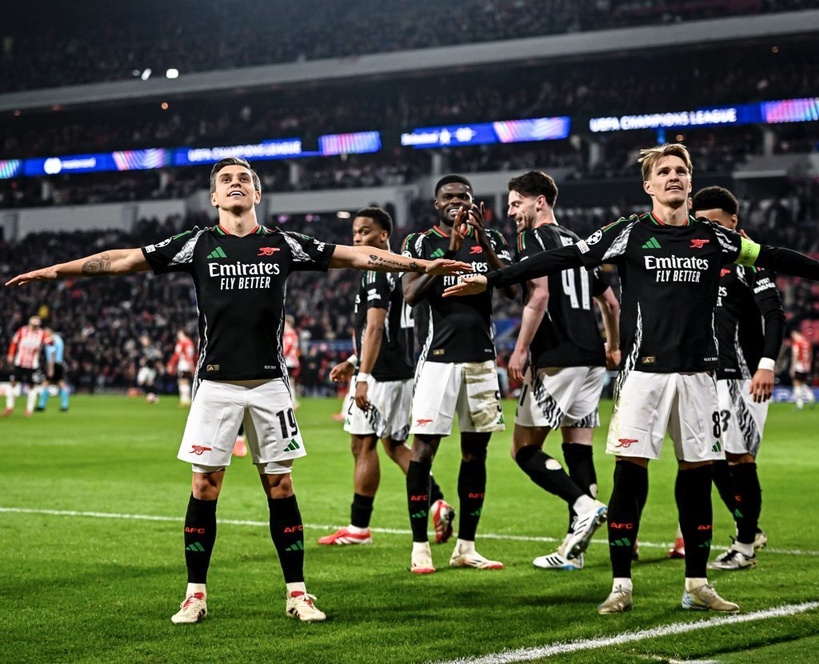 8es de finale Ligue des champions : Real Madrid bat Atlético, Arsenal écrase PSV, Lille accroche Dortmund 8es de finale Ligue des champions : Real Madrid bat Atlético, Arsenal écrase PSV, Lille accroche Dortmund