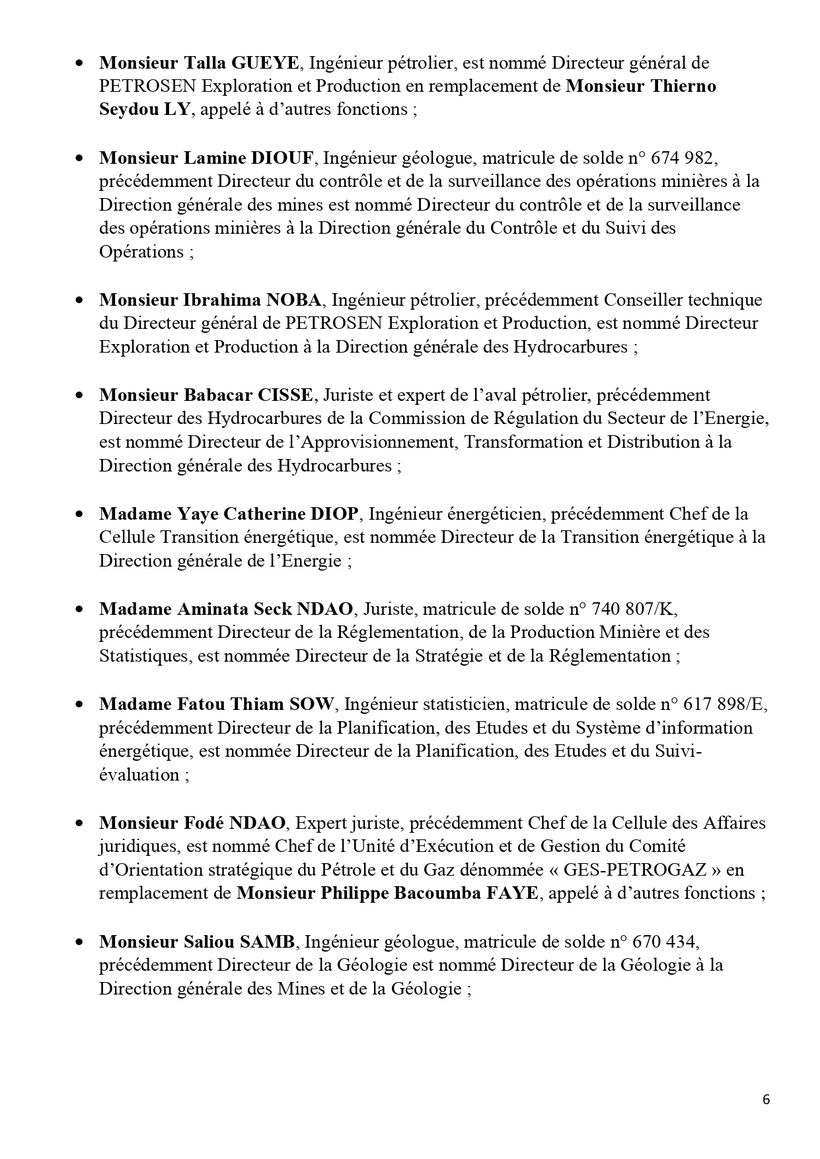 Sénégal : communiqué du Conseil des ministres du mercredi 5 mars 2025 Sénégal : communiqué du Conseil des ministres du mercredi 5 mars 2025