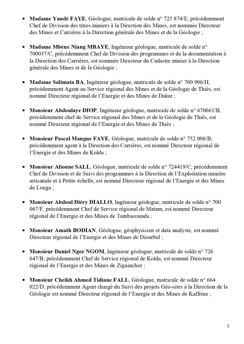 Sénégal : communiqué du Conseil des ministres du mercredi 5 mars 2025 Sénégal : communiqué du Conseil des ministres du mercredi 5 mars 2025