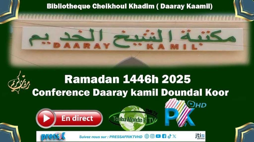 🔴Direct : TOUBA, Daaray Kaamil_ Conférence sur les bienfaits du Ramadan 🔴Direct : TOUBA, Daaray Kaamil_ Conférence sur les bienfaits du Ramadan