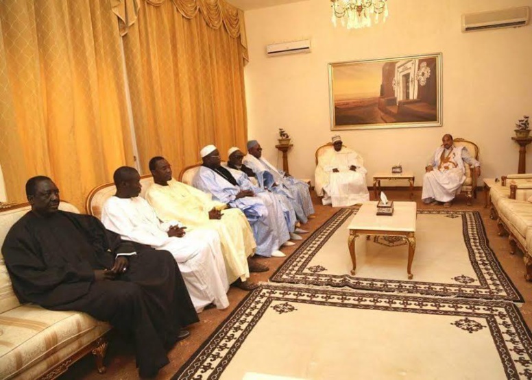 Présentation de condoléances du Khalif général des Mourides au chef d'Etat Mauritanien