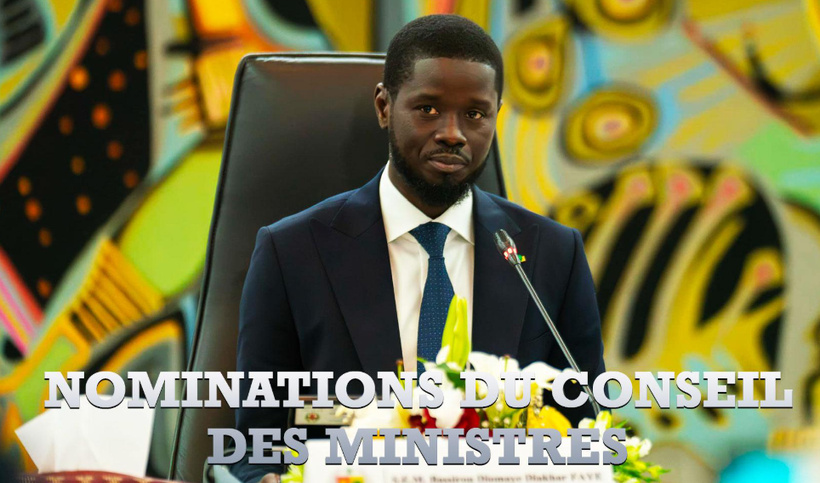 Conseil des ministres : les nominations de ce mercredi 12 mars Conseil des ministres : les nominations de ce mercredi 12 mars