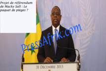 Projet de référendum de Macky Sall : Le paquet de pièges ? Projet de référendum de Macky Sall : Le paquet de pièges ?