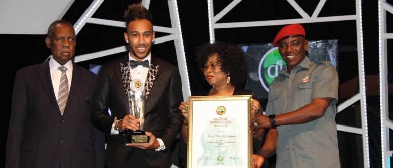 ​Joueur de l’année: Pierre-Emerick Aubameyang au sommet du football africain