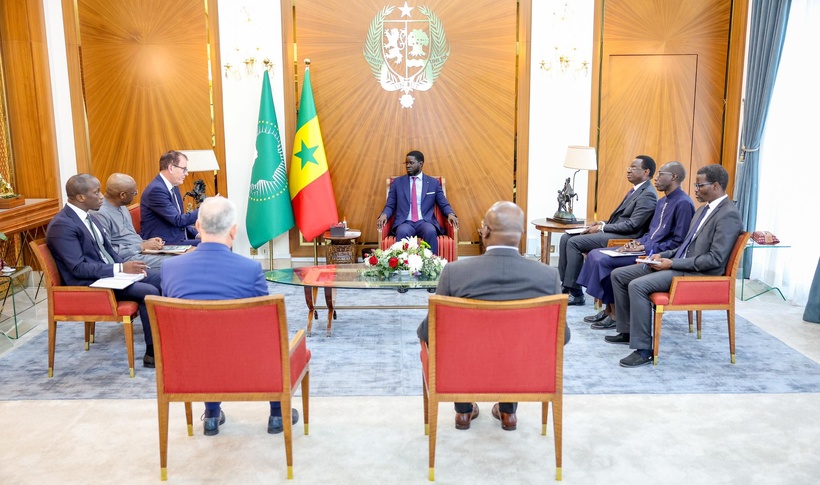 Une délégation de l'ONUDI reçue hier par le Président Diomaye Une délégation de l'ONUDI reçue hier par le Président Diomaye