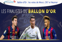 Ballon d'Or : les votes de Messi, CR7 et Neymar Ballon d'Or : les votes de Messi, CR7 et Neymar