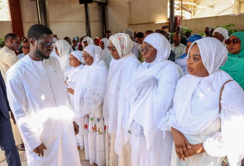 Quelques images de la levée de corps du président du Conseil constitutionnel en présence du chef de l'État Bassirou Diomaye Faye Quelques images de la levée de corps du président du Conseil constitutionnel en présence du chef de l'État Bassirou Diomaye Faye