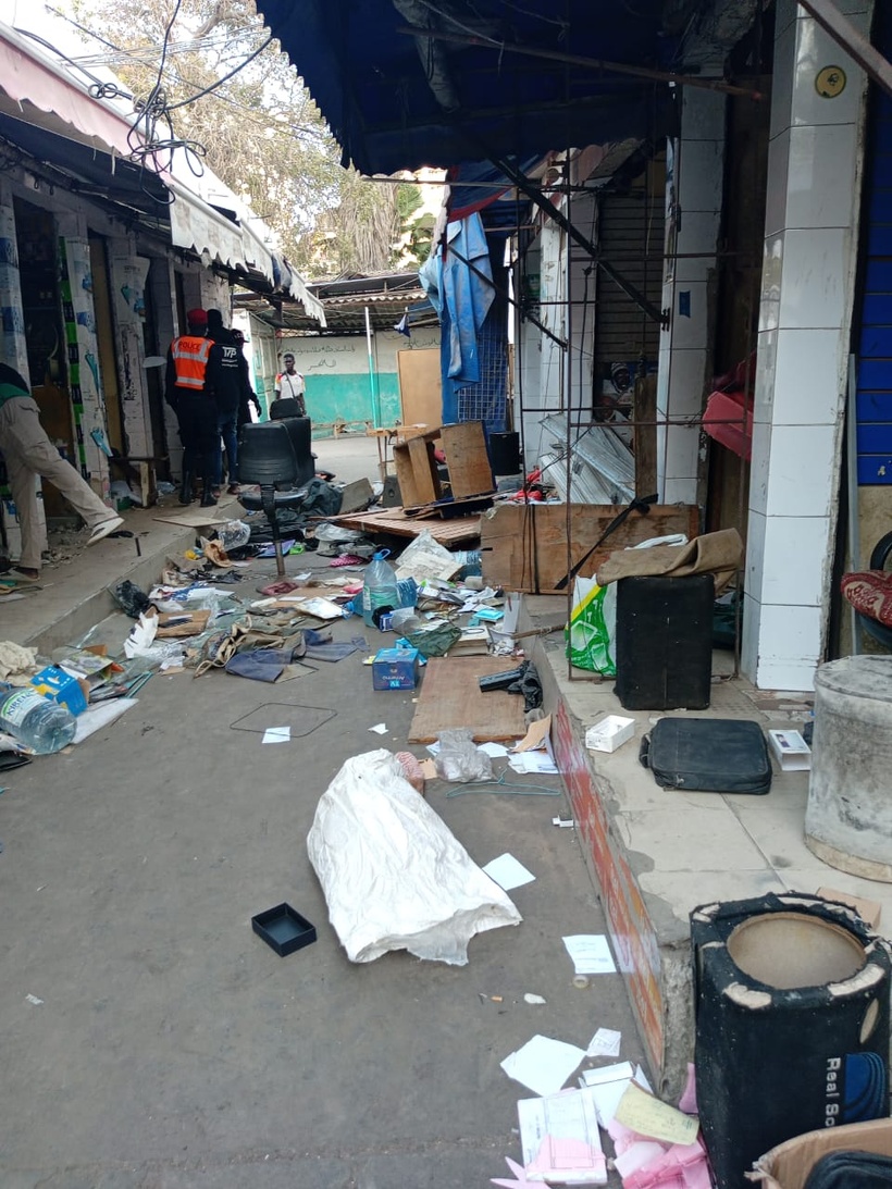 Dakar : les commerçants du marché du port déguerpis après une longue bataille judiciaire Dakar : les commerçants du marché du port déguerpis après une longue bataille judiciaire