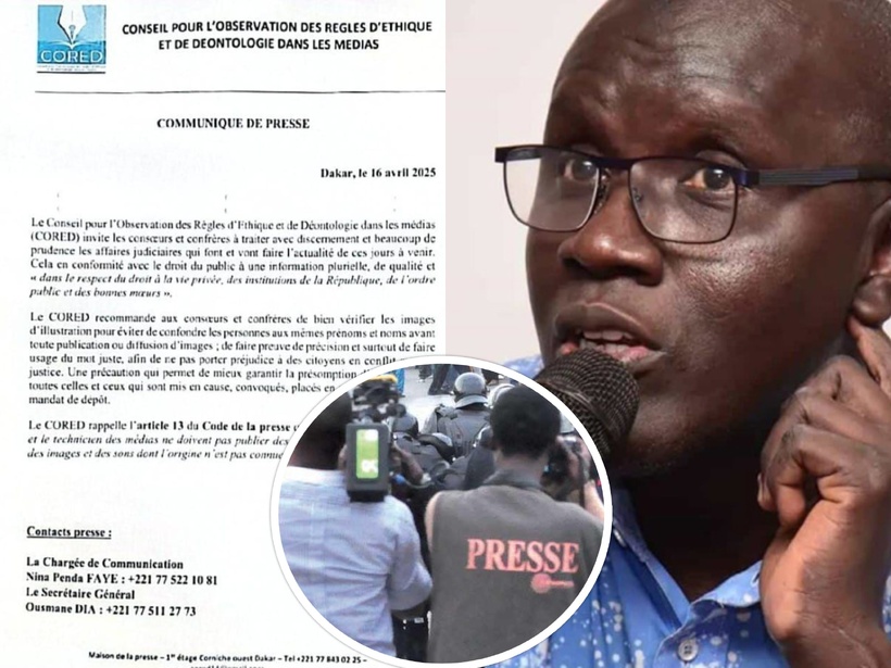 Traitement des informations judiciaires : le Cored invite les journalistes à faire preuve de discernement et de prudence Traitement des informations judiciaires : le Cored invite les journalistes à faire preuve de discernement et de prudence