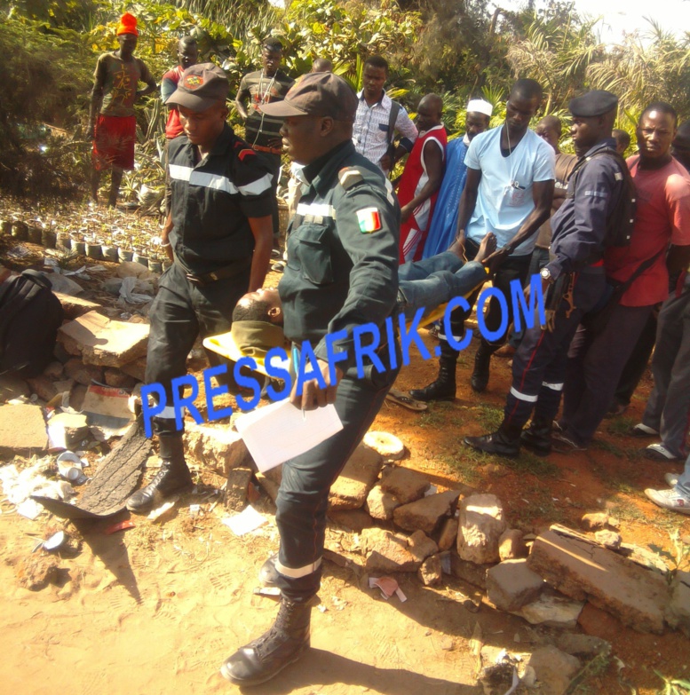 Accident - Croisement Cambérène : Un jeune homme violemment heurté par un scooter