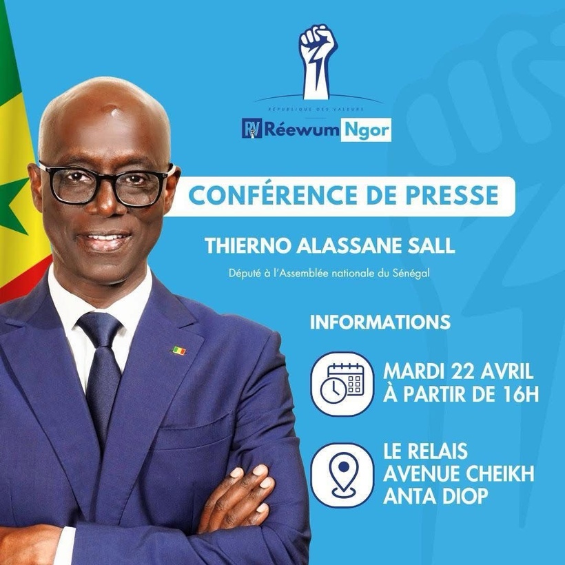Dakar : Thierno Alassane Sall face à la presse cet après-midi Dakar : Thierno Alassane Sall face à la presse cet après-midi
