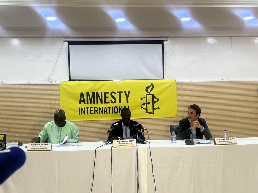 "On ne veut pas tomber dans les mêmes dérives que Macky Sall et remplir les prisons des personnes qui critiquent le pouvoir..." (Seydi Gassama) "On ne veut pas tomber dans les mêmes dérives que Macky Sall et remplir les prisons des personnes qui critiquent le pouvoir..." (Seydi Gassama)