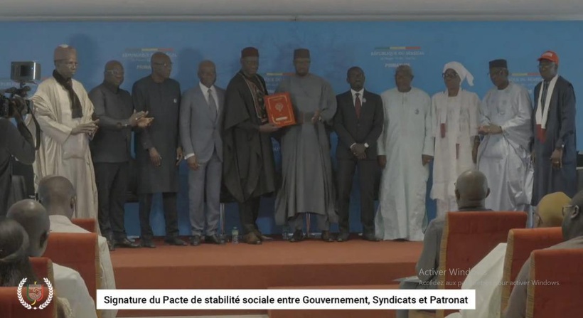 Le pacte de stabilité signé ce jeudi 1er mai 2025 Le pacte de stabilité signé ce jeudi 1er mai 2025