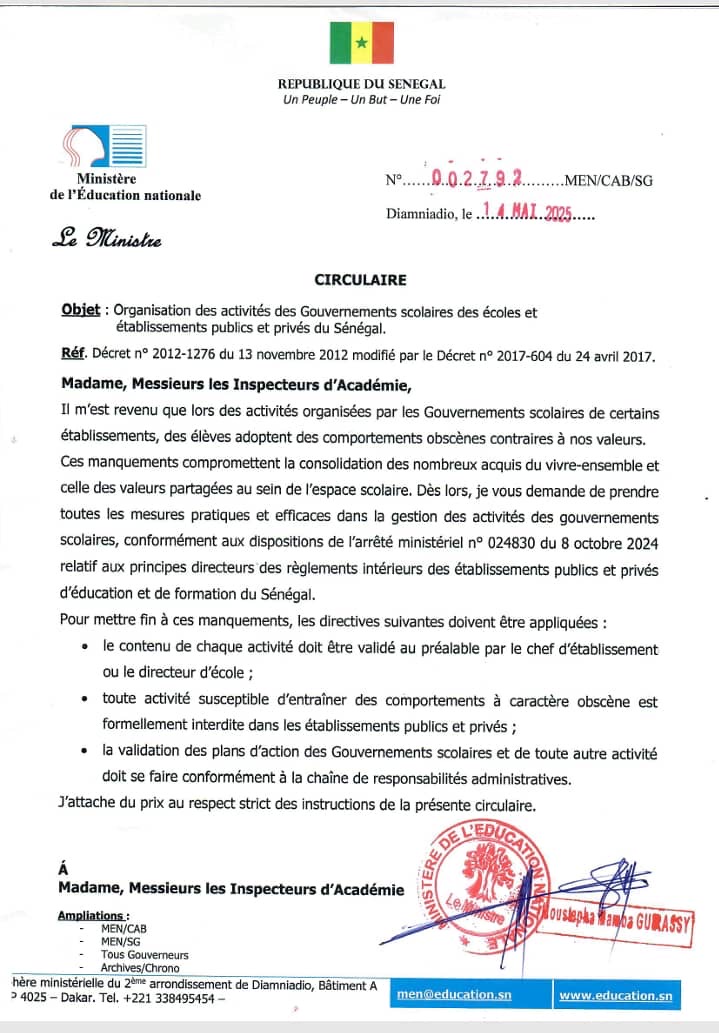 Activités des gouvernements scolaires : le ministère de l’Éducation durcit le ton face aux dérives