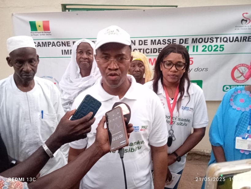 Kolda : Le Directeur régional de la santé appelle à dormir sous moustiquaire imprégnée pour éliminer le paludisme Kolda : Le Directeur régional de la santé appelle à dormir sous moustiquaire imprégnée pour éliminer le paludisme