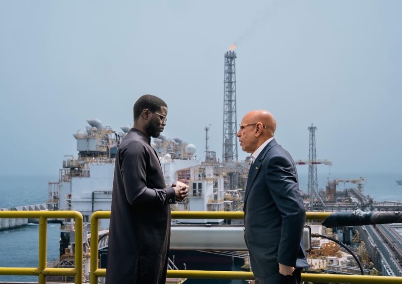 GTA : Bassirou Diomaye Faye et Mohamed Ould Cheikh El Ghazouan ont visité la plateforme ce jeudi GTA : Bassirou Diomaye Faye et Mohamed Ould Cheikh El Ghazouan ont visité la plateforme ce jeudi