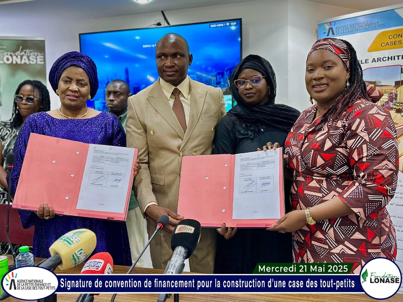 Construction d’une Case des Tout-Petits à Golf Sud : l’ANPECTP et la Fondation LONASE scellent un partenariat Construction d’une Case des Tout-Petits à Golf Sud : l’ANPECTP et la Fondation LONASE scellent un partenariat