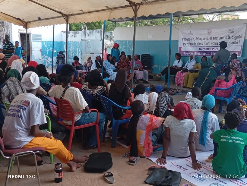 Kolda : les jeunes filles sensibilisées sur l'importance d'une bonne hygiène menstruelle