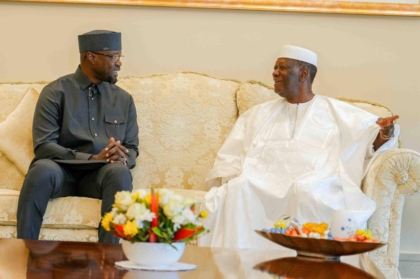 En images – Côte d’Ivoire : le Premier ministre sénégalais Ousmane Sonko reçu en audience par le Président Alassane Ouattara En images – Côte d’Ivoire : le Premier ministre sénégalais Ousmane Sonko reçu en audience par le Président Alassane Ouattara
