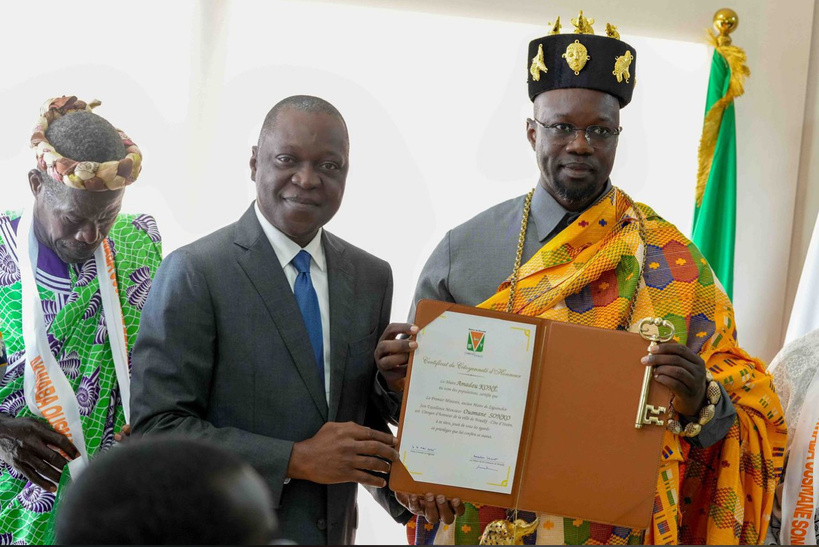 Côte d’Ivoire : Ousmane Sonko élevé au rang de citoyen d’honneur de Bouaké Côte d’Ivoire : Ousmane Sonko élevé au rang de citoyen d’honneur de Bouaké