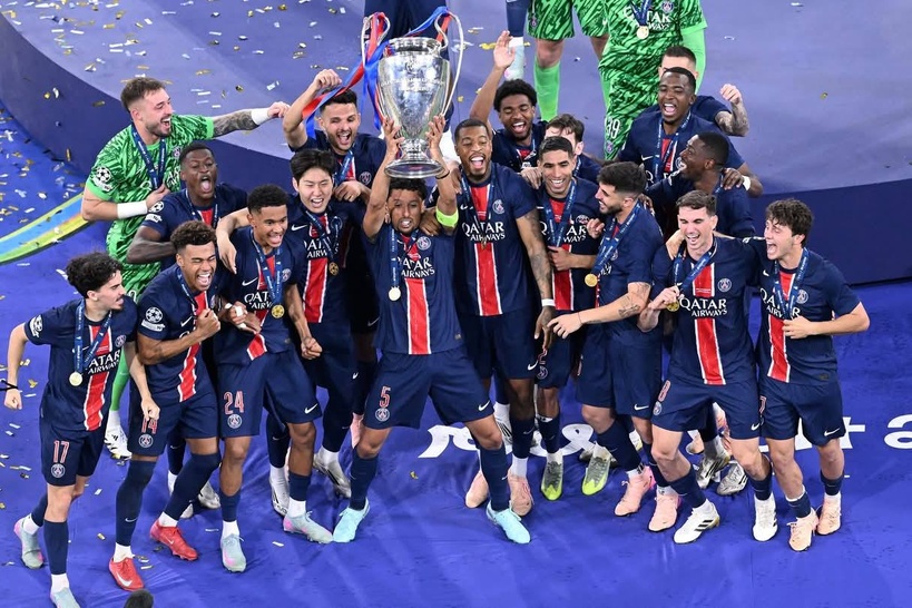 Le Paris SG remporte sa première Ligue des champions en punissant l'Inter Milan 5-0 Le Paris SG remporte sa première Ligue des champions en punissant l'Inter Milan 5-0