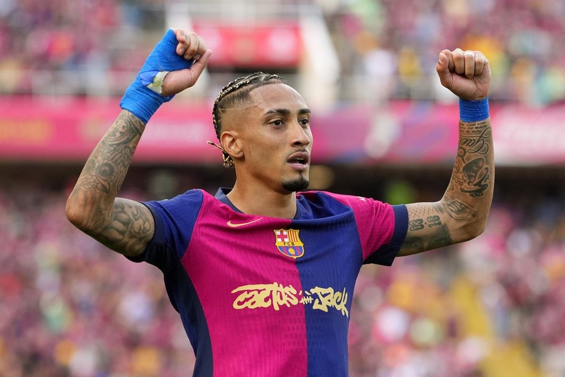 Foot : Raphinha, élu meilleur joueur de la Liga 2024/25