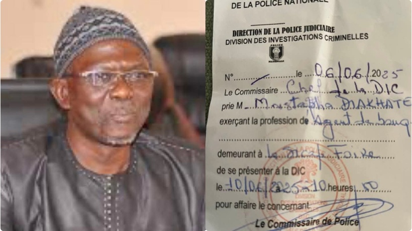 Convoqué à la DIC, Moustapha Diakhaté dénonce une volonté du régime Pastef de l’envoyer à nouveau en prison Convoqué à la DIC, Moustapha Diakhaté dénonce une volonté du régime Pastef de l’envoyer à nouveau en prison