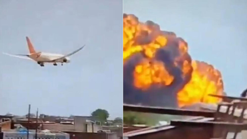 Inde: un avion d'Air India avec 242 passagers à bord s'est écrasé dans une zone habitée d'Ahmedabad Inde: un avion d'Air India avec 242 passagers à bord s'est écrasé dans une zone habitée d'Ahmedabad