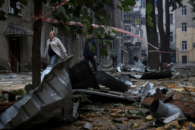 Ukraine: des frappes de drones russes font un mort et quatorze blessés à Odessa Ukraine: des frappes de drones russes font un mort et quatorze blessés à Odessa