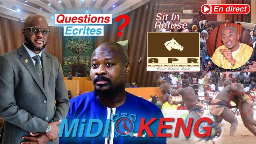 🔴EN DIRECT/ Midi Keng - Polémique á l’assemblée Nationale: Guy Marius Sagna "conteste", Abdou Mbow 🔴EN DIRECT/ Midi Keng - Polémique á l’assemblée Nationale: Guy Marius Sagna "conteste", Abdou Mbow