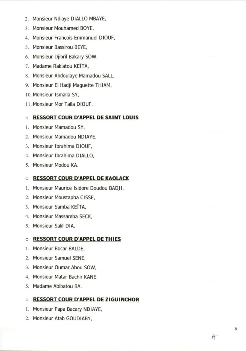 Conseil supérieur de la Magistrature : plusieurs décisions prises par Bassirou Diomaye Faye Conseil supérieur de la Magistrature : plusieurs décisions prises par Bassirou Diomaye Faye