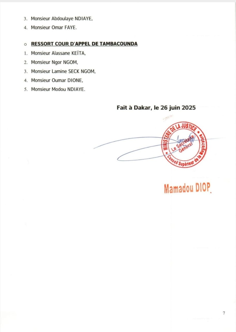Conseil supérieur de la Magistrature : plusieurs décisions prises par Bassirou Diomaye Faye Conseil supérieur de la Magistrature : plusieurs décisions prises par Bassirou Diomaye Faye
