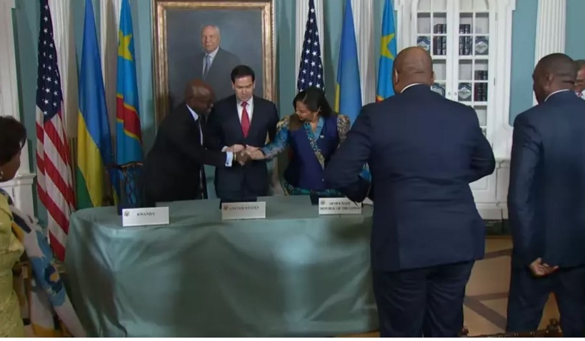 La RDC et le Rwanda ont signé un accord de paix à Washington