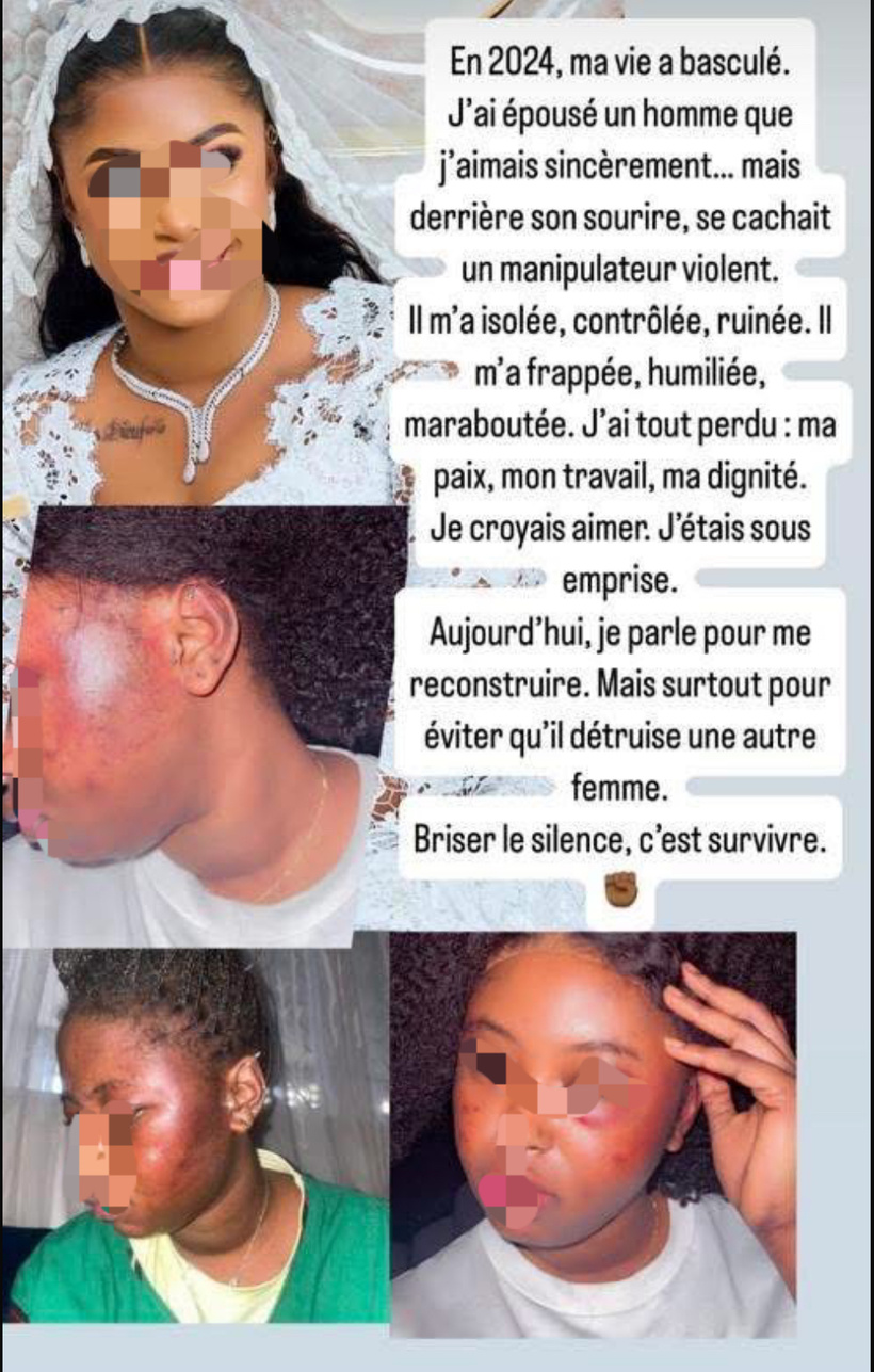 Violence conjugale, maraboutage et isolement : le calvaire d’une jeune mariée partagé sur les réseaux sociaux Violence conjugale, maraboutage et isolement : le calvaire d’une jeune mariée partagé sur les réseaux sociaux