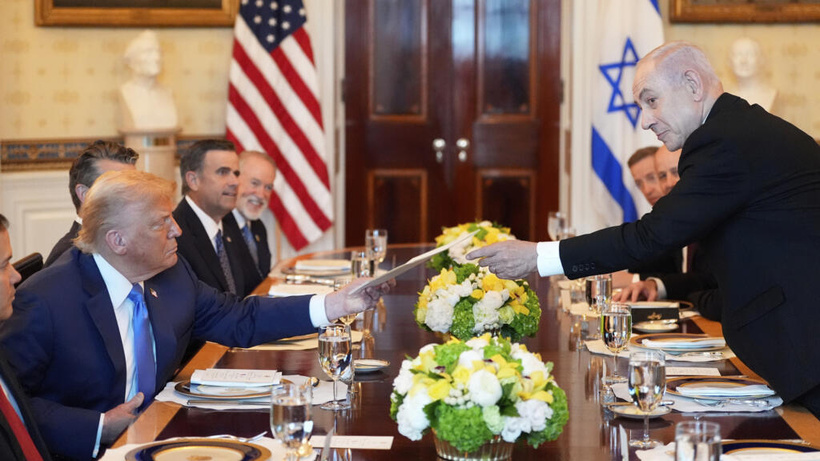 Visite de Netanyahu à Washington: le Hamas «veut un cessez-le-feu» à Gaza, selon Donald Trump Visite de Netanyahu à Washington: le Hamas «veut un cessez-le-feu» à Gaza, selon Donald Trump