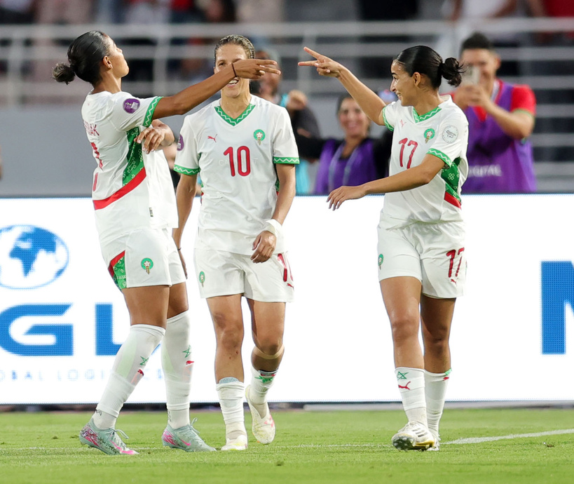 CAN Féminine 2025 : Le Maroc prend la tête du groupe A après sa victoire contre la RD Congo (4-2) CAN Féminine 2025 : Le Maroc prend la tête du groupe A après sa victoire contre la RD Congo (4-2)