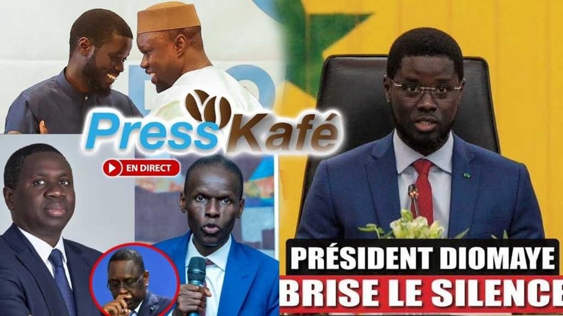 🔴EN DIRECT/ PressKafé-Situation difficile du Sénégal : Bassirou Diomaye Faye appelle à l’unité 🔴EN DIRECT/ PressKafé-Situation difficile du Sénégal : Bassirou Diomaye Faye appelle à l’unité