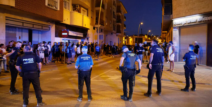 Espagne : 8 interpellations après des émeutes racistes à Torre-Pacheco Espagne : 8 interpellations après des émeutes racistes à Torre-Pacheco