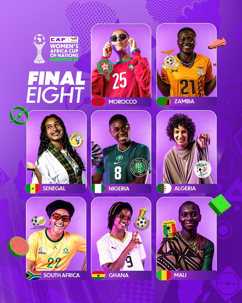 CAN Féminine 2025 : place aux quarts de finale avec des affiches explosives CAN Féminine 2025 : place aux quarts de finale avec des affiches explosives