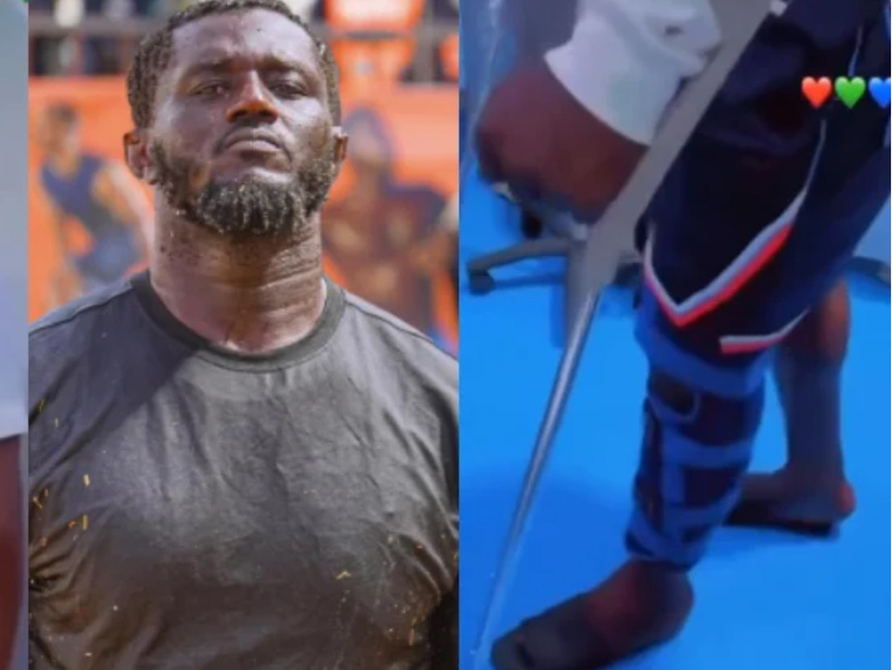 Rumeurs sur sa blessure : Balla Gaye 2 aperçu avec des béquilles et une attelle au genou Rumeurs sur sa blessure : Balla Gaye 2 aperçu avec des béquilles et une attelle au genou