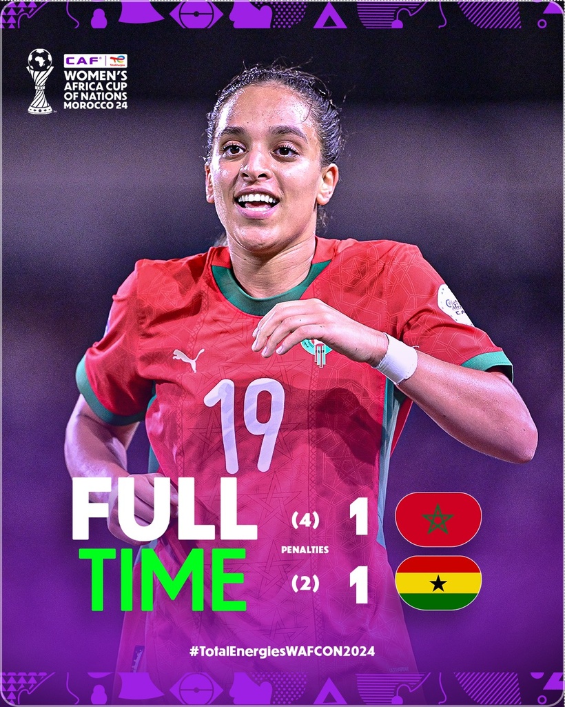 CAN Féminine 2025 : Le Maroc rejoint le Nigeria en finale CAN Féminine 2025 : Le Maroc rejoint le Nigeria en finale