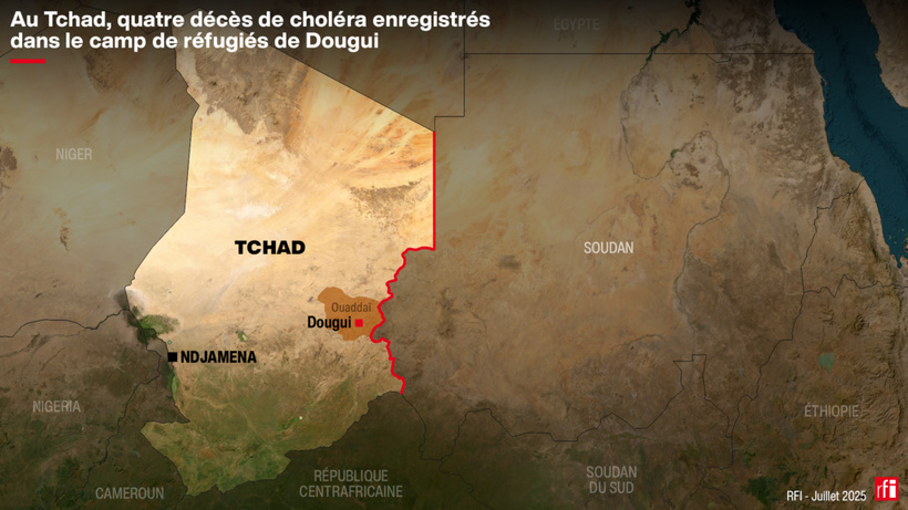 Tchad: une épidémie de choléra sévit dans le camp de Dougui, à l'est du pays Tchad: une épidémie de choléra sévit dans le camp de Dougui, à l'est du pays