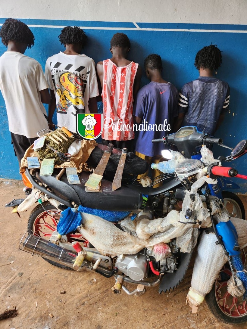 Kolda : Cinq (5) personnes arrêtées pour trafic de drogue et détention d’armes blanches Kolda : Cinq (5) personnes arrêtées pour trafic de drogue et détention d’armes blanches