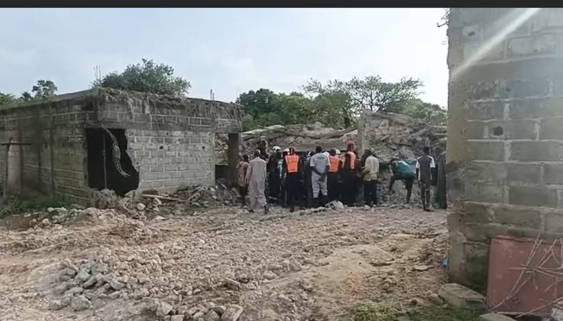 Effondrement d’un immeuble à Sédhiou : le non-respect des normes de construction mis en cause Effondrement d’un immeuble à Sédhiou : le non-respect des normes de construction mis en cause