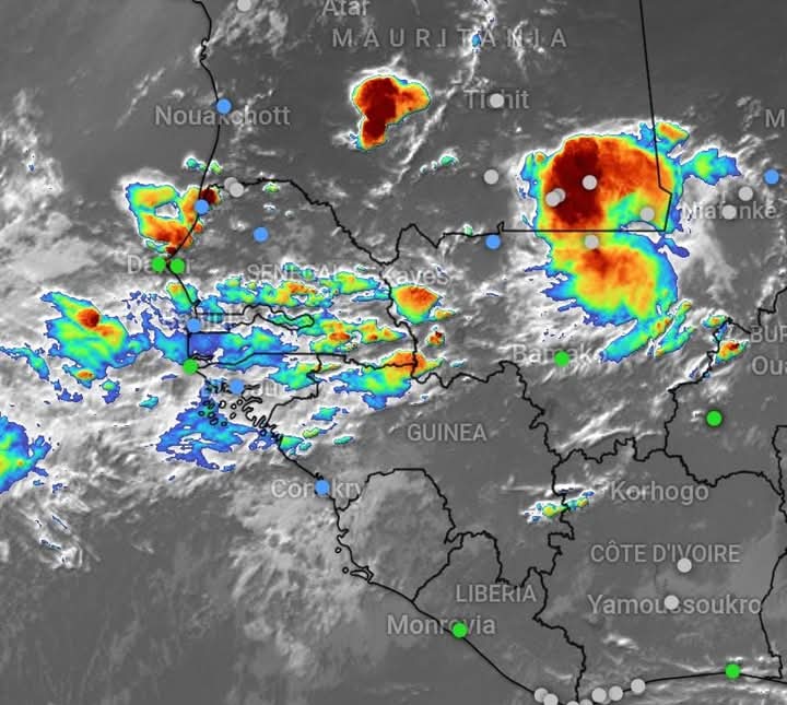 Météo : fortes pluies et orages sur plusieurs régions, risque de mer agitée