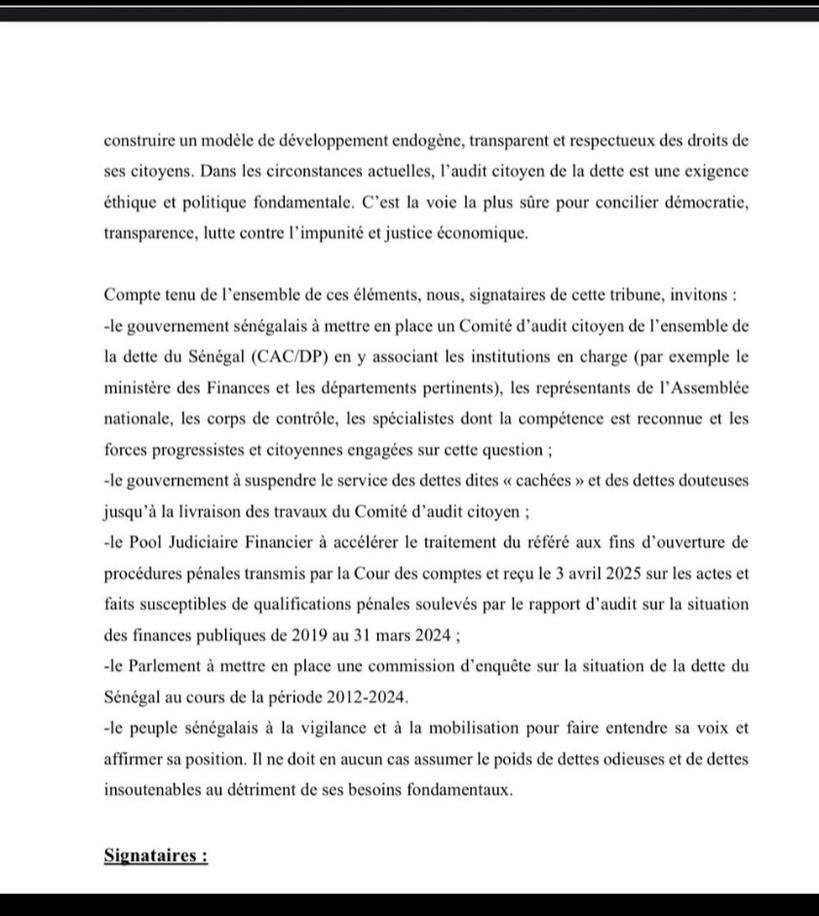 Tribune des économistes, Professeurs d'université, députés, journalistes : un Audit citoyen de la dette!