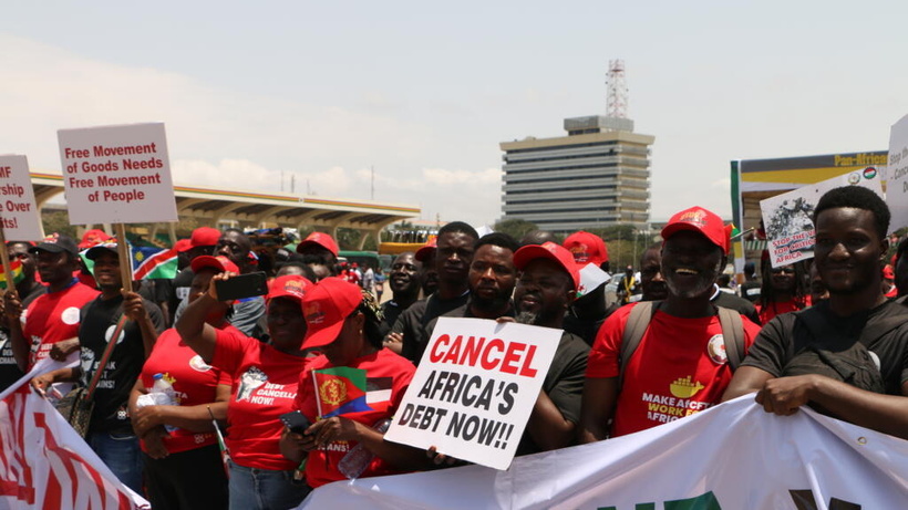 Ghana: des manifestants panafricains demandent «l'annulation de la dette des pays africains»